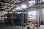 Fence sheet PVC coating line