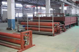 Roll mesh pvc coating line